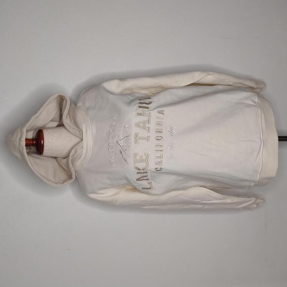 NWT Ultra Flirt Women's Cream/Trend Fleece Lake Tahoe Hoodie Size L - Picture 10 of 12